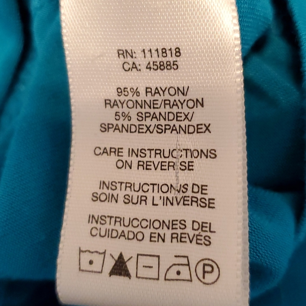 Women's Michael Kors Turquoise Blouse - Picture 10 of 10
